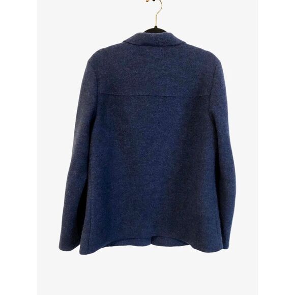 Land’s End 14T Boiled Wool Button Down Sweater Jacket, Cardigan, Blazer Style - Picture 6 of 12